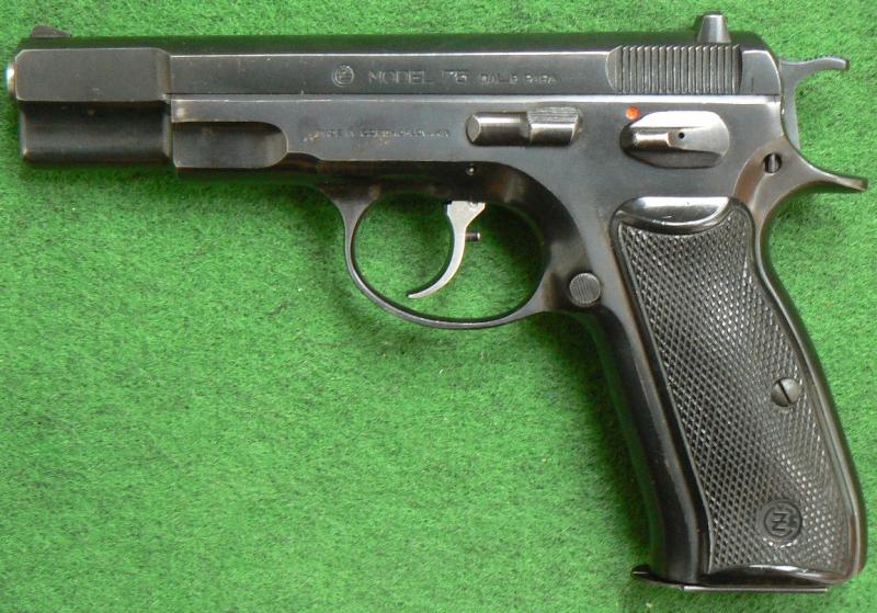 CZ-75 rok 1980 - Krátké - Použité zbraně - Řehák a Řehák - vše pro lov ...