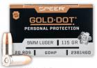 Speer  9mmLuger GoldDot