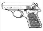 střenky Walther PPK
