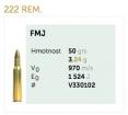 Sellier&Bellot .222Remington FMJ