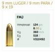 Sellier&Bellot 9mmLuger 8g , FMJ