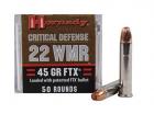 Hornady .22 WMR 45 gr FTX® Critical Defense®